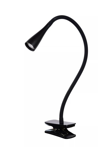 LED Schreibtischlampe flexibel Schwarz 3000 K klemmbar