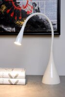 LED Schreibtischleuchte flexibel Weiß 3000 K dimmbar