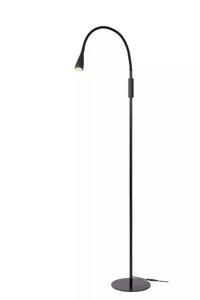 LED Stehlampe Schwarz dimmbar 145 cm 3000 K verstellbar