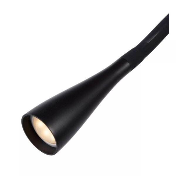 LED Stehlampe Schwarz dimmbar 145 cm 3000 K verstellbar