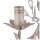 Florale Wandleuchte 2-flmg. Creme/Gold