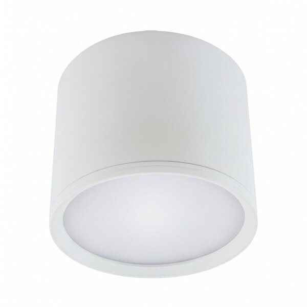 LED Deckenleuchte Weiß D: 12 cm rund H: 9 cm 4100 K 840 lm