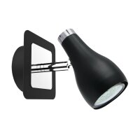 Wandlampe LED GU10 Chrom Schwarz 4000 K 380 lm verstellbar