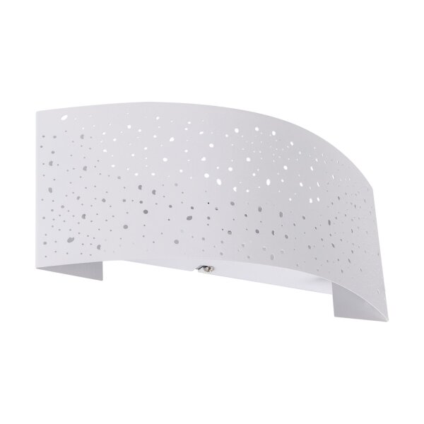 LED Wandleuchte Metall Up Down Weiß 4300 K 400 lm B: 30 cm