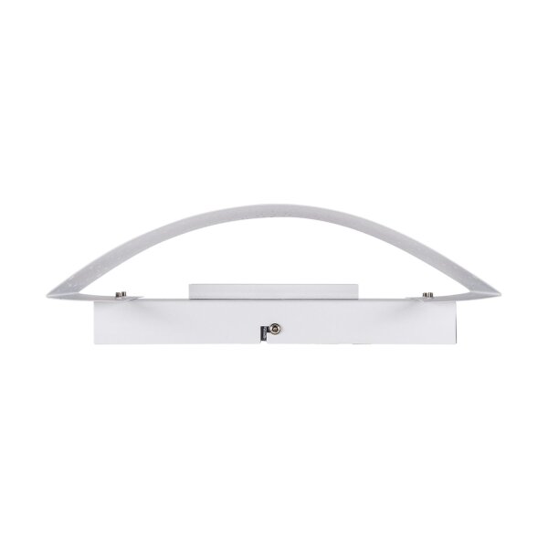 LED Wandleuchte Metall Up Down Weiß 4300 K 400 lm B: 30 cm