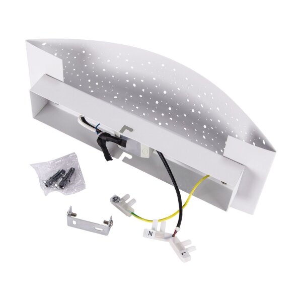 LED Wandleuchte Metall Up Down Weiß 4300 K 400 lm B: 30 cm