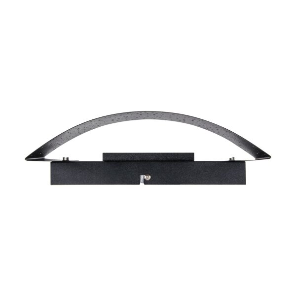 LED Wandlampe Up Down B: 30 cm Metall 4300 K Schwarz