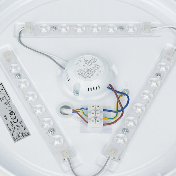 LED Deckenlampe IP44 Weiß Bunt Ø 33,5 cm 4000 K Dinosaurier