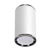 Deckenspot Weiß B: 5,4 cm H: 10,6 cm Aluminium...