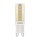 LED Leuchtmittel G9 Ø 16mm H: 49mm 2900K 370lm 4W Weiß Klar