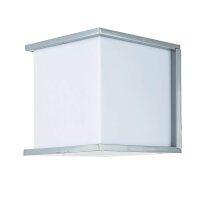 Hausnummernleuchte E27 IP54 B: 16,5 cm Grau Weiß