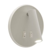 LED Wandleuchte Schalter Weiß Ø 14,6 cm...