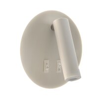 LED Wandleuchte Schalter Weiß Ø 14,6 cm...