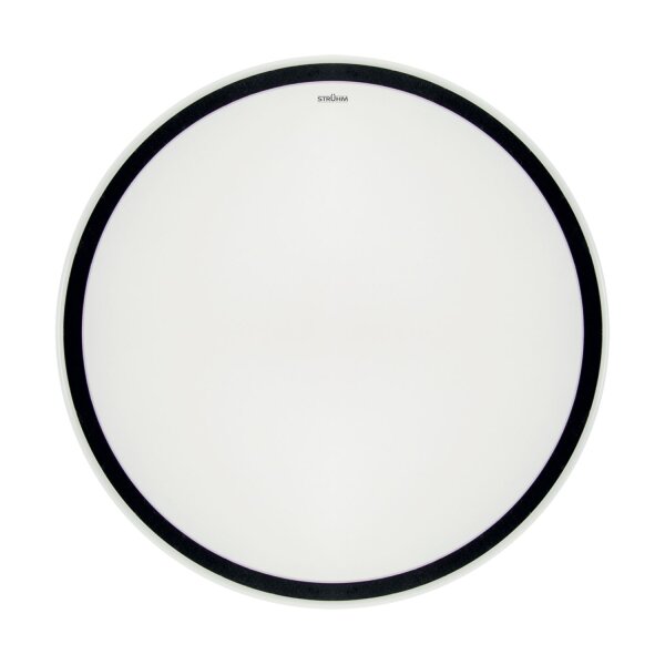 Deckenleuchte LED IP44 4100 K Ø 38 cm Schwarz Weiß Bad