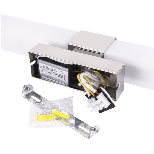 LED Spiegelleuchte 60 cm lang IP44 Chrom Weiß 4100 K 1010 lm
