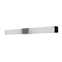LED Spiegelleuchte 60 cm lang IP44 Chrom Weiß 4100...
