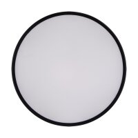 LED Deckenleuchte rund Ø 40 cm 4000 K 1780lm Schwarz