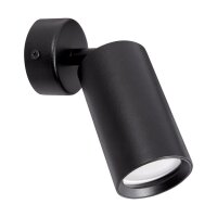 Wandlampe Schwarz Ø 6 cm klein GU10 Metall...