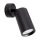 Wandlampe Schwarz &Oslash; 6 cm klein GU10 Metall Wandleuchte