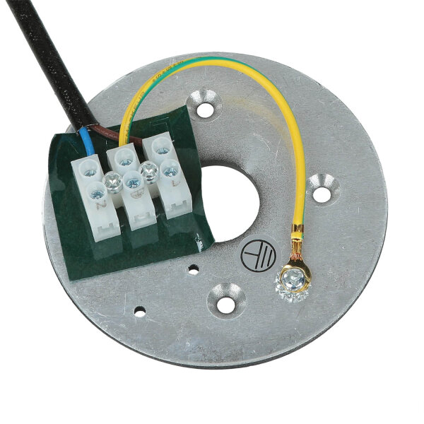Außenleuchte Schwarz IP54 GU10 Ø 8 cm Aluminium Glas