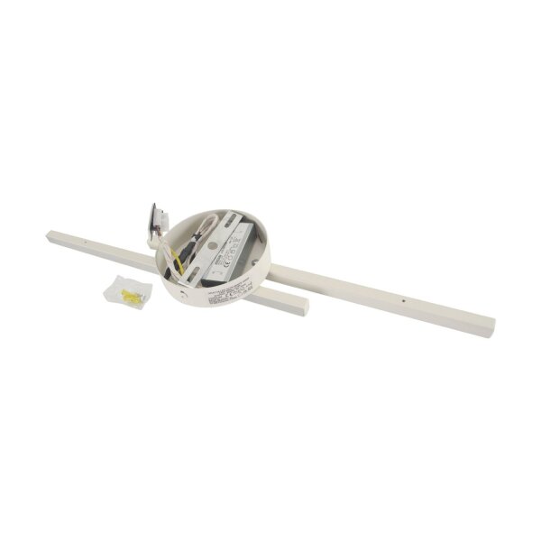 LED Wandleuchte Weiß IP44 4100 K neutralweiß B: 55 cm Metall