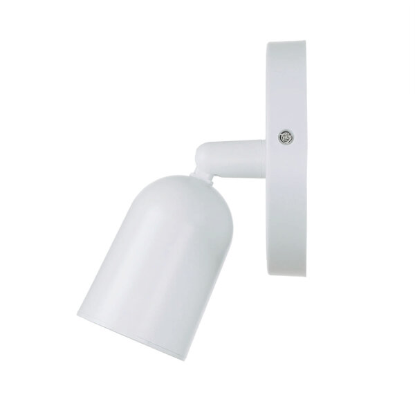 Wandleuchte Spot Weiß Ø 12 cm klein schwenkbar 1-flammig GU10