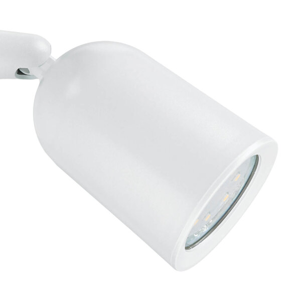 Wandleuchte Spot Weiß Ø 12 cm klein schwenkbar 1-flammig GU10