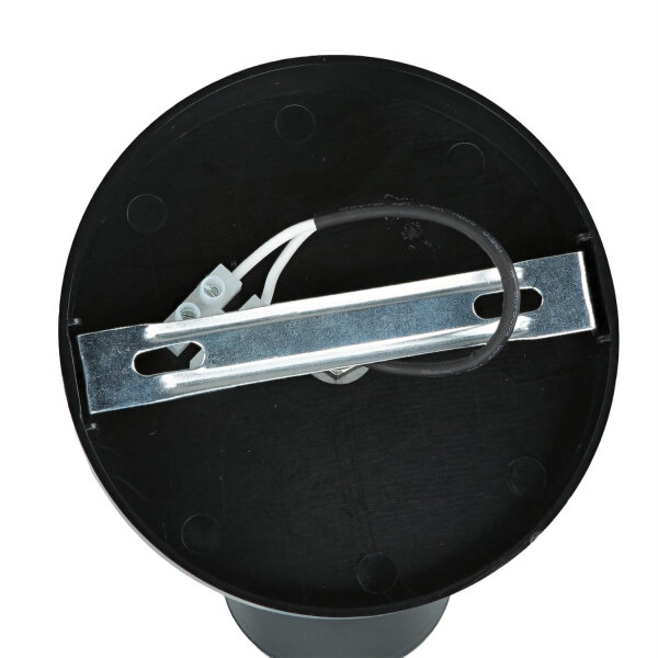 Wandspot Schwarz Ø 12 cm klein schwenkbar 1-flammig GU10