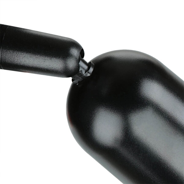 Deckenleuchte Schwarz Ø 13 cm klein schwenkbar 2-flammig GU10