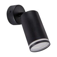 Wandleuchte Schwarz B: 6 cm klein schwenkbar GU10 Metall