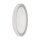LED Deckenleuchte rund IP44 Silber Weiß Ø 51 cm Fernbedienung