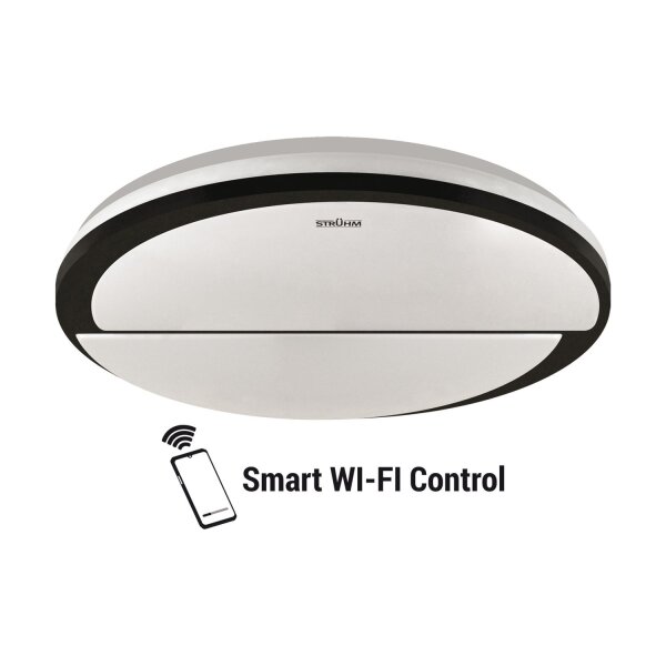 LED Deckenleuchte rund Ø 48 cm Smart Home IP44 ASHLEY