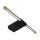 LED Wandlampe Edelstahl IP44 Schwarz Gold 4100 K B: 39,5 cm