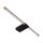 LED Wandlampe Edelstahl IP44 B: 60 cm gro&szlig; Schwarz Gold 4100 K
