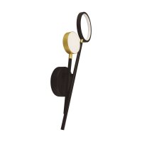LED Wandleuchte H: 52,5 cm 2-flammig 4200 K 580 lm...