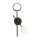 LED Wandleuchte H: 52,5 cm 2-flammig 4200 K 580 lm Schwarz Gold