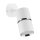 Wandspot Metall GU10 &Oslash; 6 cm klein schwenkbar Wei&szlig; Chrom
