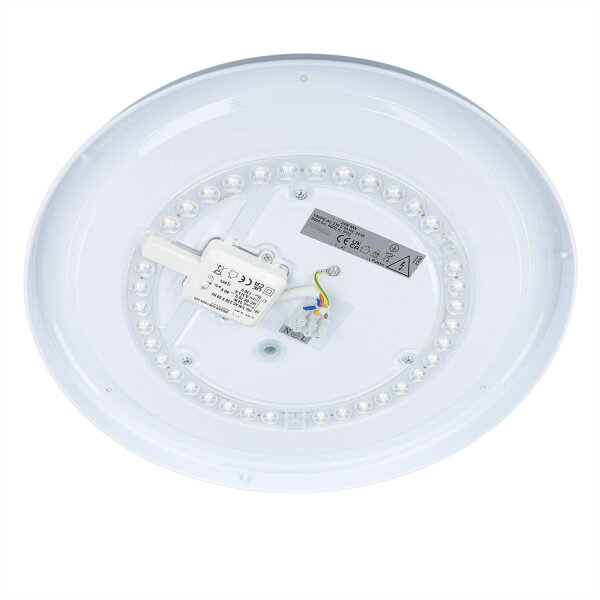 LED Deckenleuchte rund Ø 38cm 4000 K 1460 lm in Weiß Gold