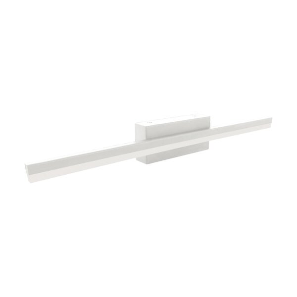 LED Wandlampe Bad IP44 B: 50 cm 4000 K Edelstahl Weiß