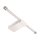 LED Spiegelleuchte IP44 B: 39,5 cm Wei&szlig; Chrom 4100 K Edelstahl
