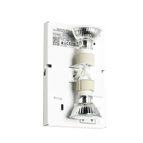 Up Down Wandlampe Graphit GU10 Metall BERGEN