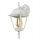 Außenlampe E27 IP44 H: 34,5 cm in Weiß Gold Rustikal