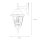 Außenlampe E27 IP44 H: 34,5 cm in Weiß Gold Rustikal