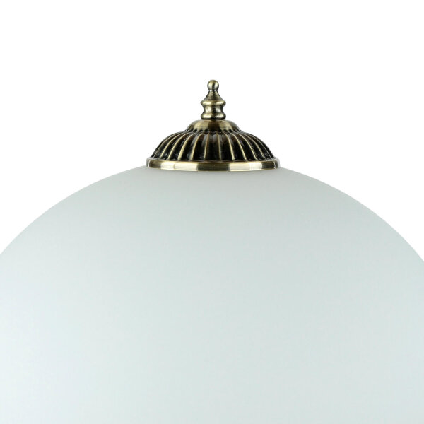 Tischleuchte MARLOW 50cm in Messing antik Jugendstil
