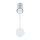 Wandlampe Weiß verstellbar Metall GU10 mit Schalter