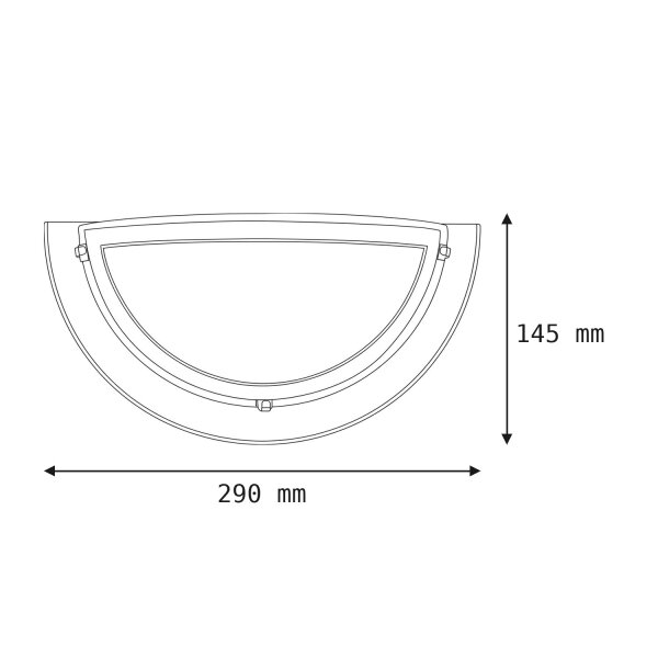 Applique murale Planet 1 blanc