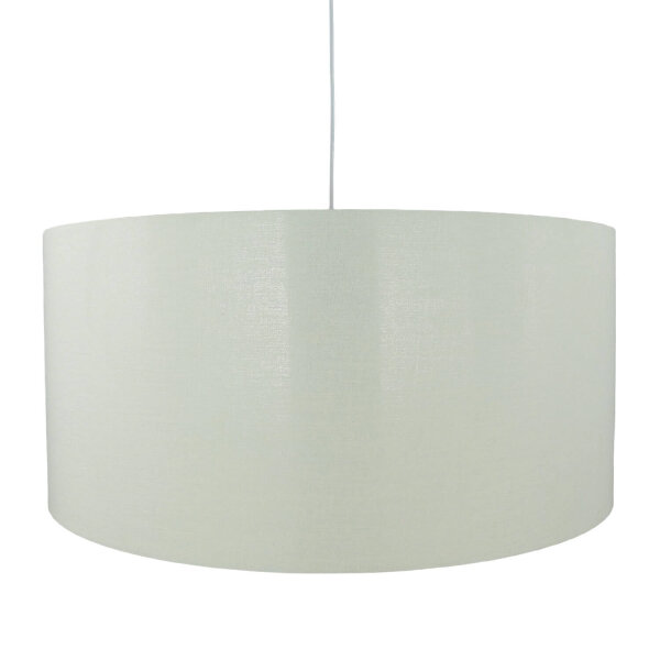 Hängeleuchte Schirm Creme Gold Retro rund Esstisch