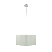 Hängeleuchte Schirm Creme Gold Retro rund Esstisch