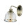 Wandlampe mit Schalter H: 24,5 cm in Messing antik E27