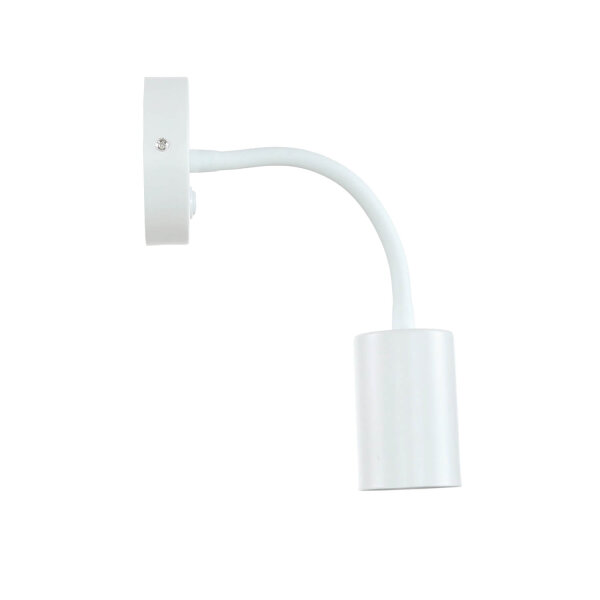 Wandlampe mit Schalter Weiß verstellbar Lesearm GU10